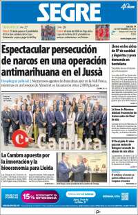 Portada de Segre  (España)