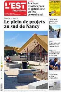 Portada de L'Est Republicain (Francia)