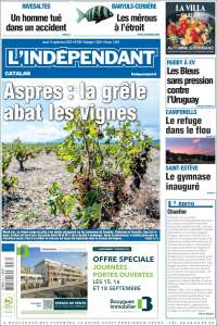 Portada de Le Indépendant (Francia)