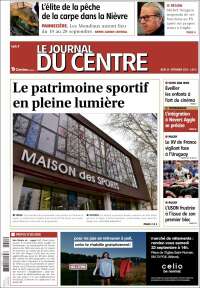 Portada de Le Journal du Centre (Francia)