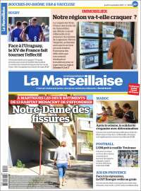 Portada de La Marseillaise (Francia)