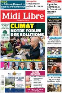 Portada de Midi Libre (Francia)