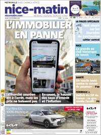 Portada de Nice-Matin (Francia)