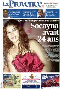 Portada de La Provence (Francia)