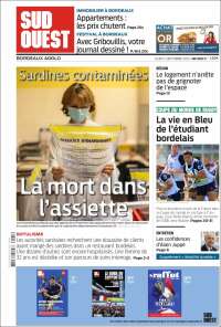 Portada de Sud Ouest (Francia)