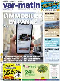 Portada de Var-Matin (Francia)