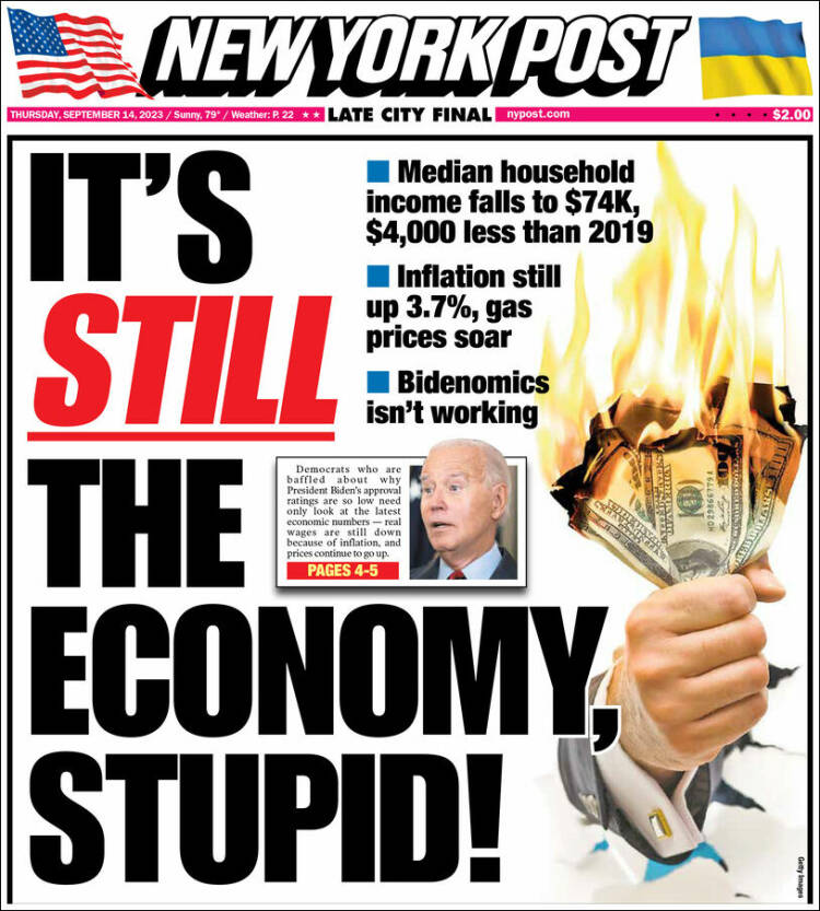 Portada de New York Post (USA)