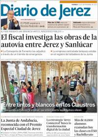 Portada de Diario de Jerez (España)