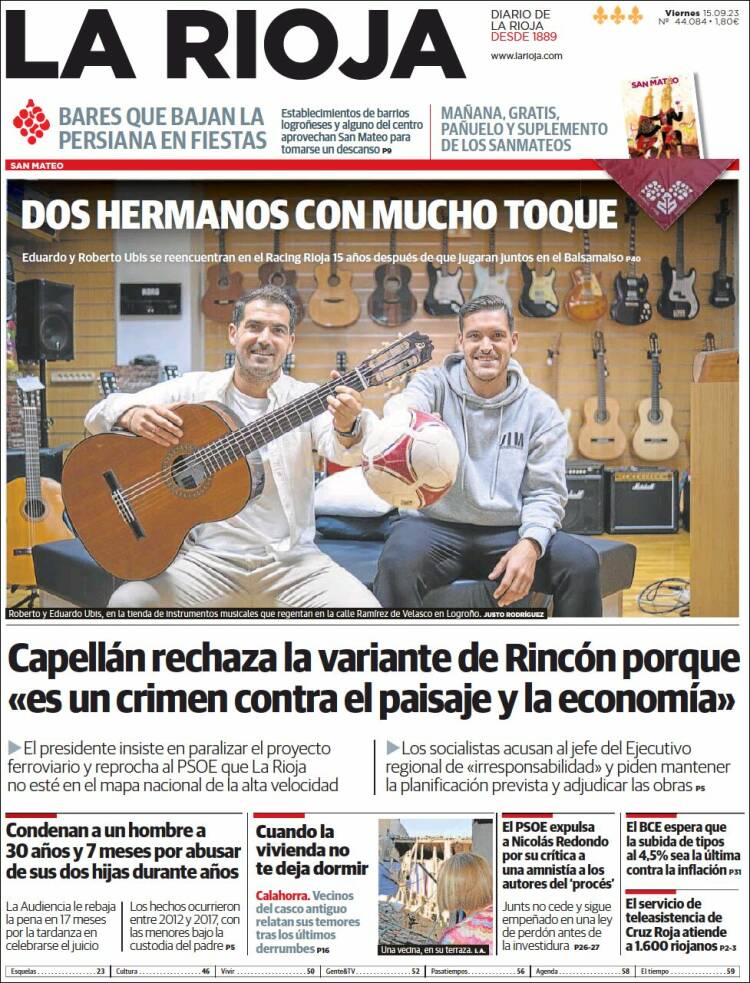Portada de La Rioja (España)