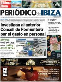 Portada de Periódico de Ibiza (España)