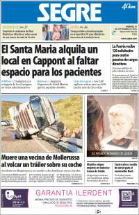 Portada de Segre  (España)