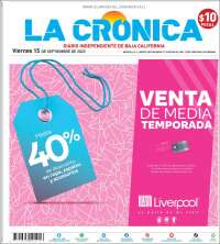 Portada de La Crónica de Baja California (M&eacute;xico)