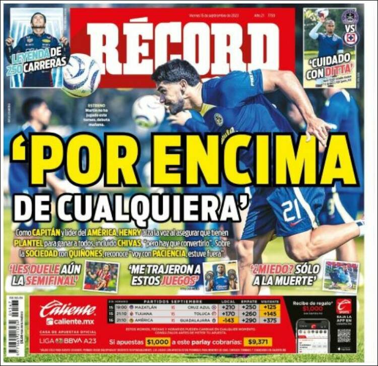 Portada de Record (M&eacute;xico)