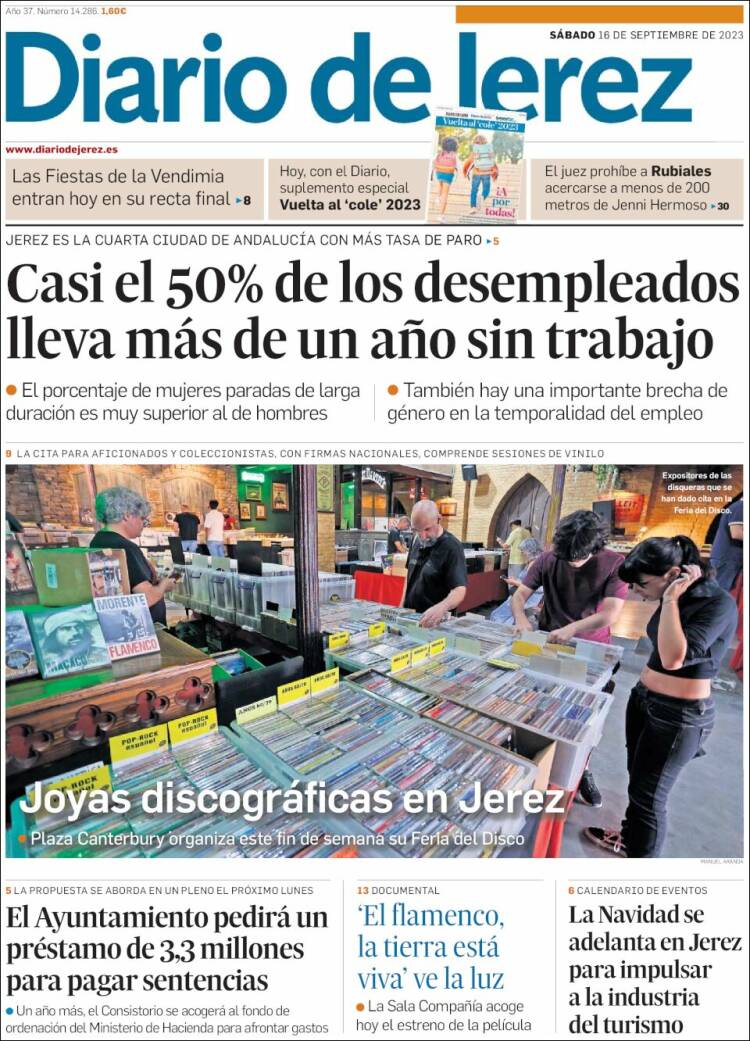 Portada de Diario de Jerez (España)