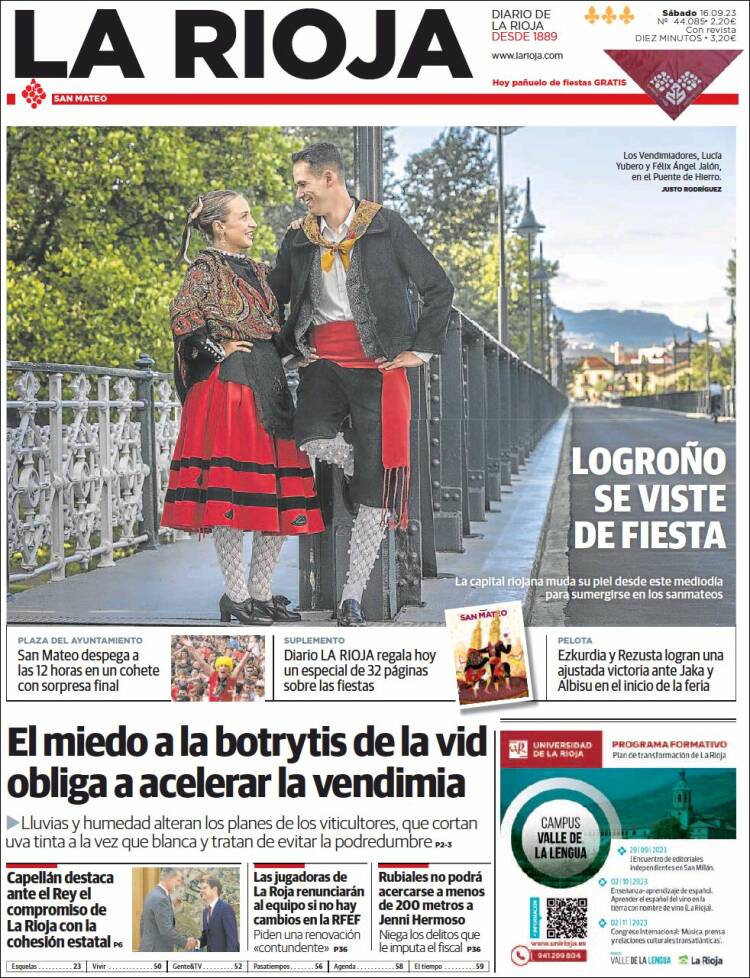 Portada de La Rioja (España)