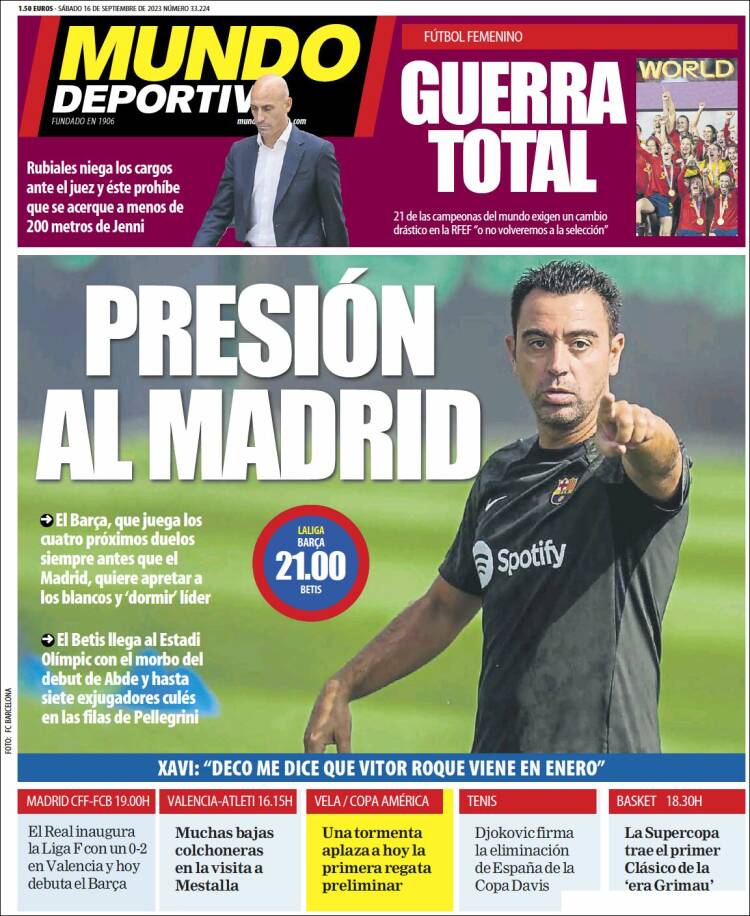 Portada de El Mundo Deportivo (España)