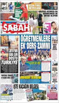 Portada de Sabah (Turqu&iacute;a)