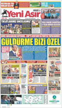 Portada de Yeni Asır (Turqu&iacute;a)