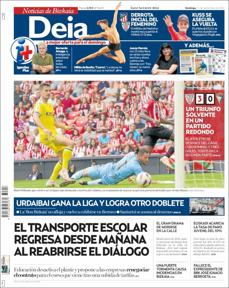 Portada de Deia (España)