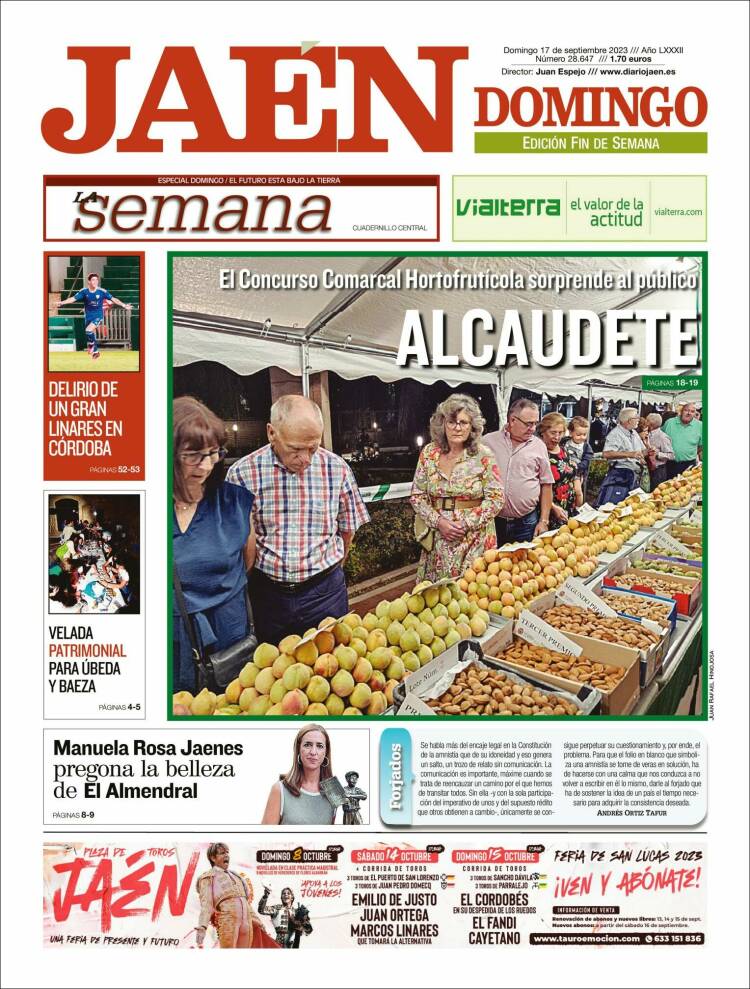 Portada de Diario Jaén (España)