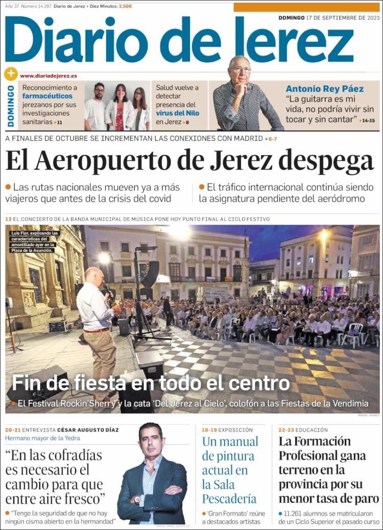 Portada de Diario de Jerez (España)