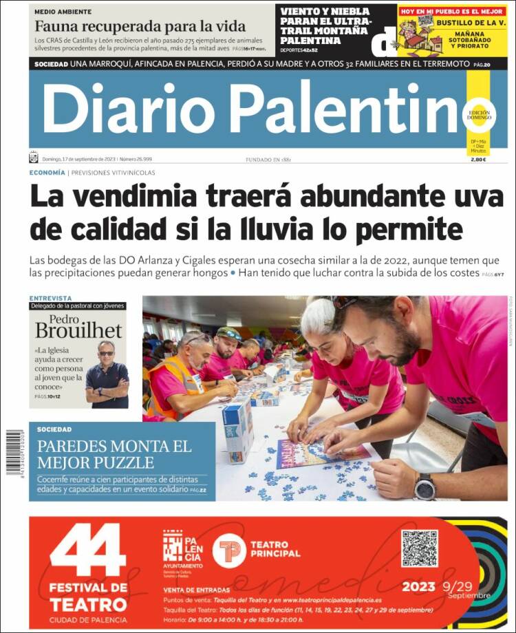 Portada de Diario Palentino (España)
