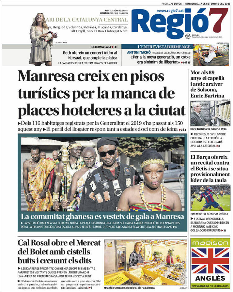 Portada de Regio7 (España)