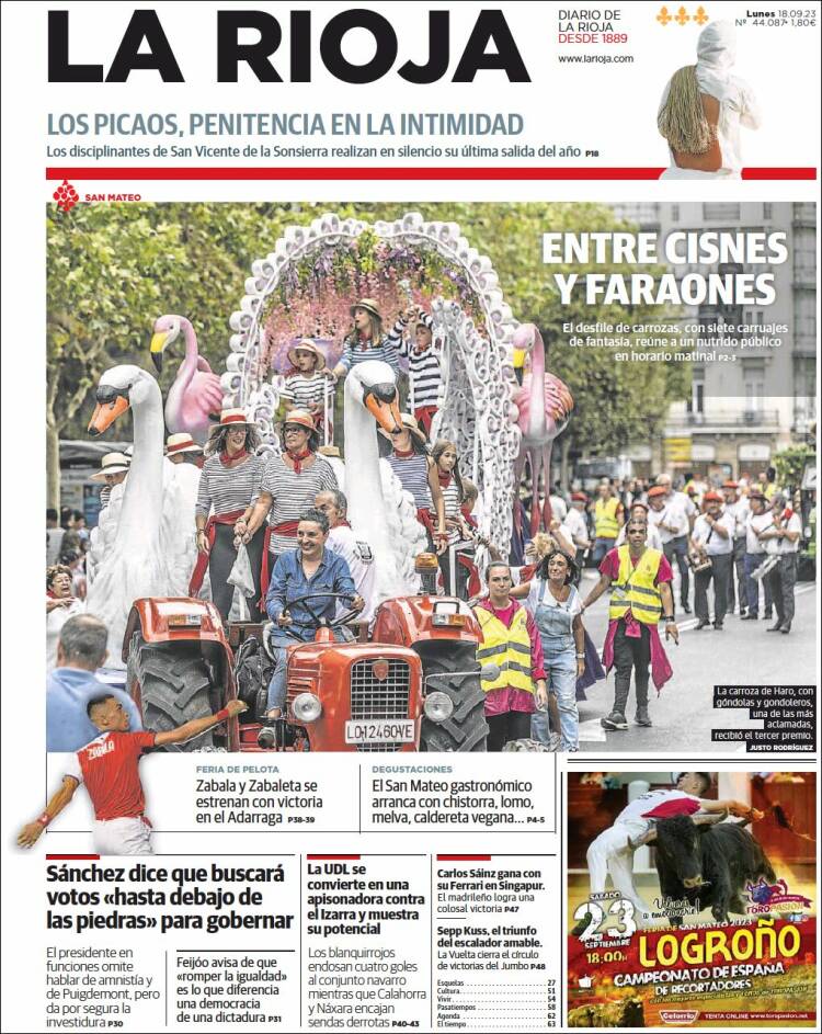 Portada de La Rioja (España)
