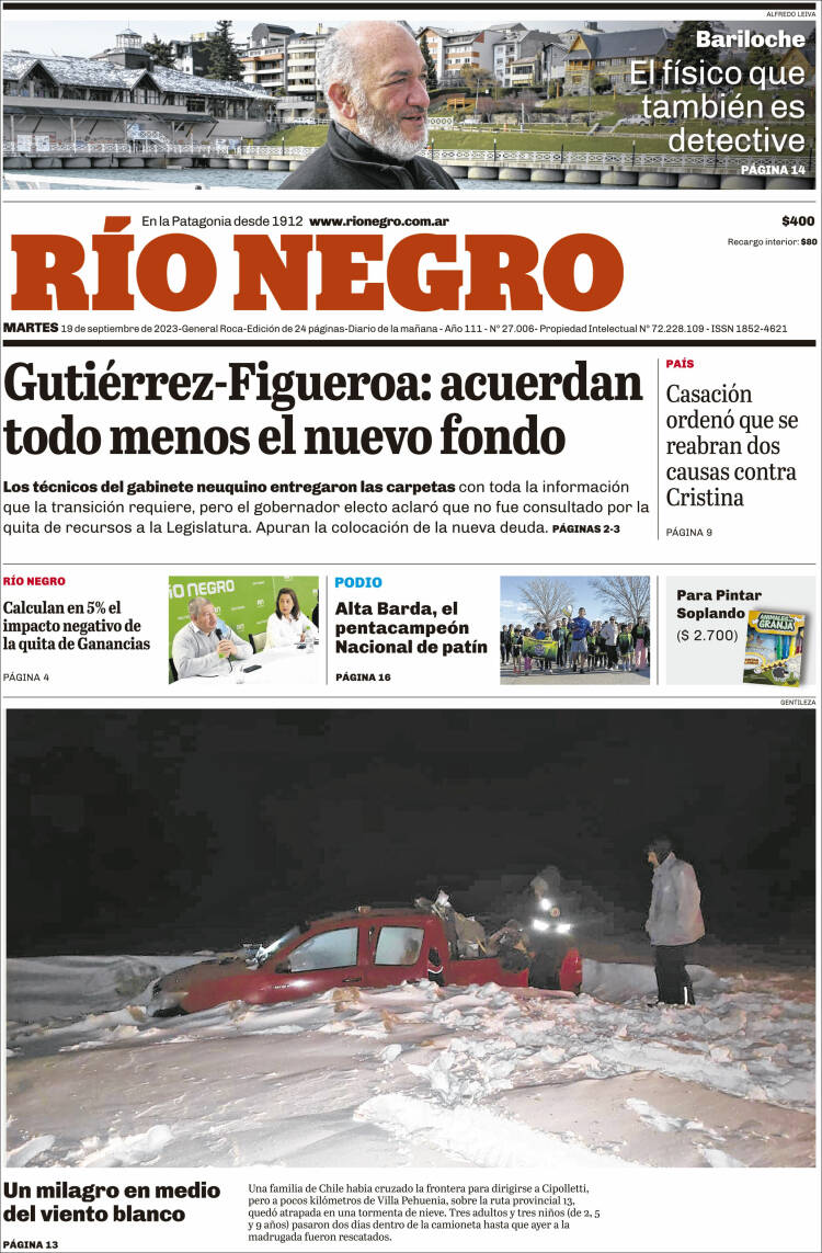 Portada de Rio Negro (Argentina)