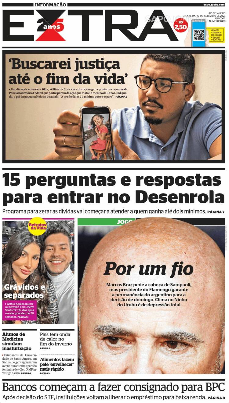 Portada de Extra (Brasil)