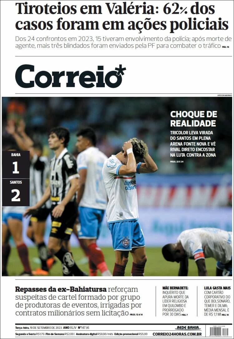 Portada de Correio* (Brasil)