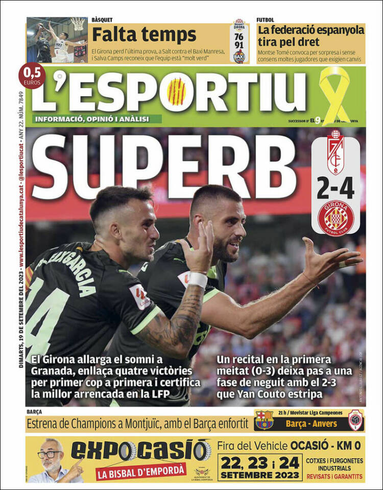 Portada de L'Esportiu : Girona (Spain)