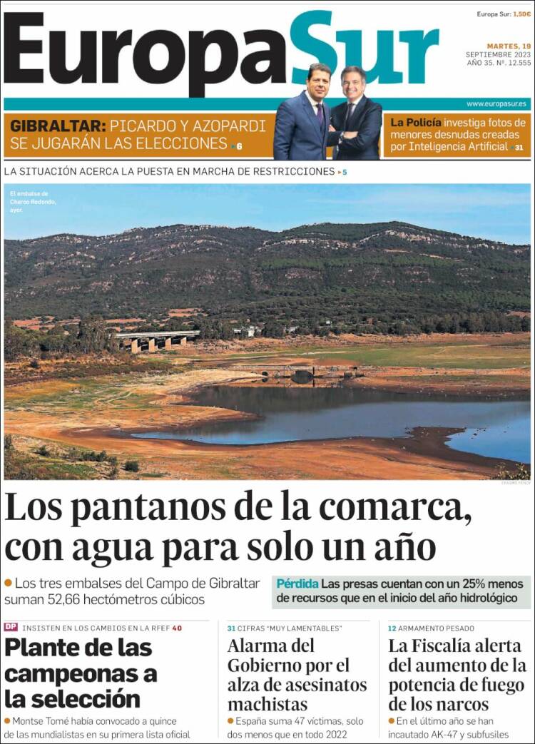 Portada de Europa Sur (Spain)