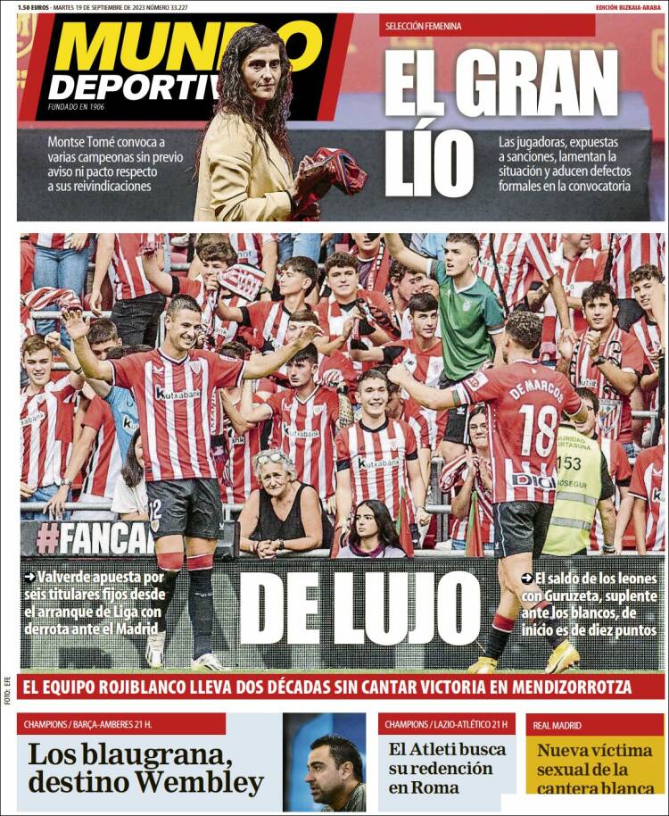 Portada de Mundo Deportivo Bizkaia (Spain)