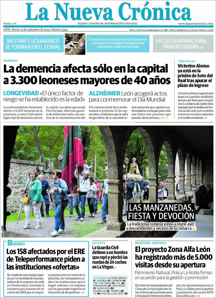 Portada de La Nueva Crónica (Spain)