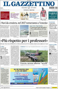 Portada de Il Gazzettino (Italy)