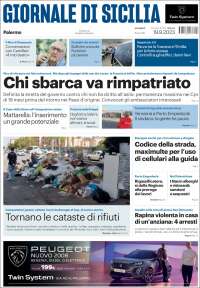 Portada de Giornale di Sicilia (Italy)