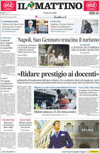 Portada de Il Mattino (Italy)