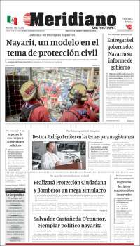 Portada de Meridiano (Mexico)