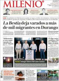 Portada de Milenio - Laguna (Mexico)