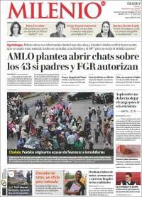 Portada de Milenio de Puebla (Mexico)