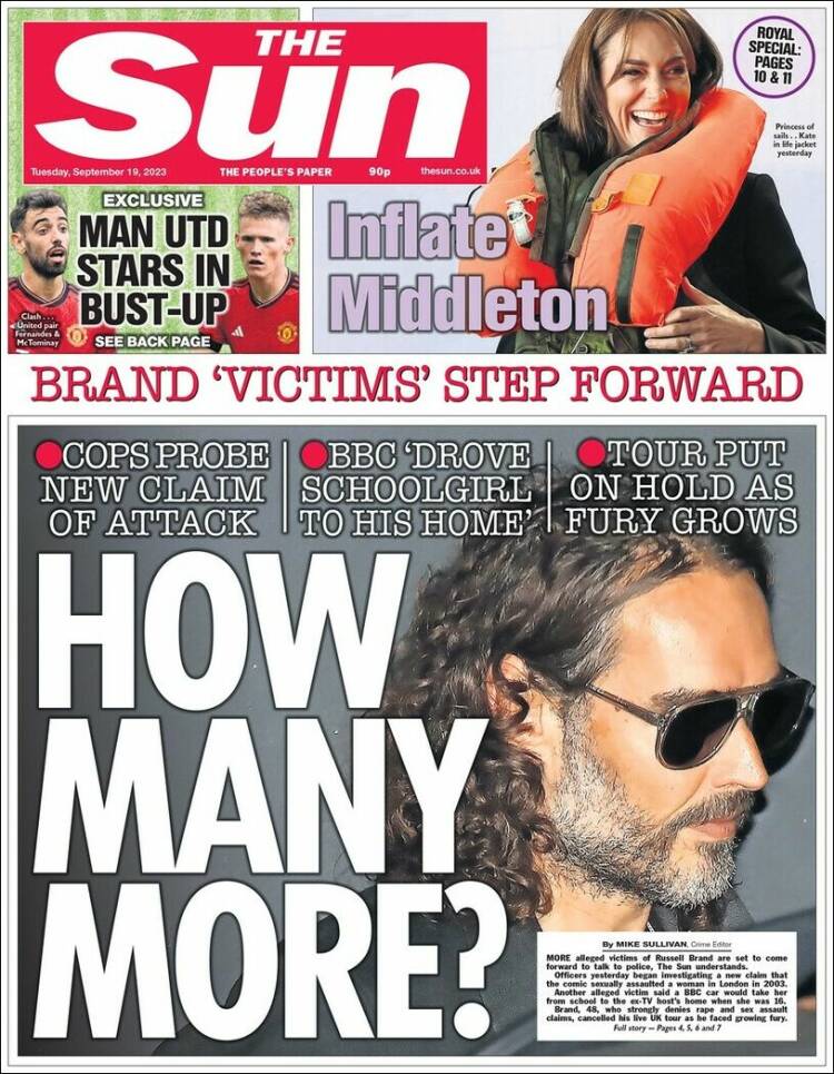 Portada de The Sun (United Kingdom)