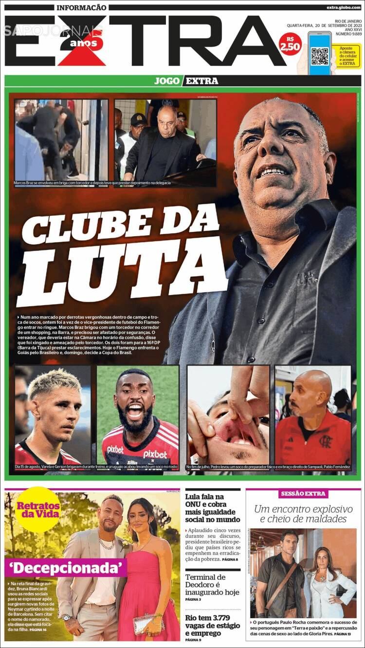 Portada de Extra (Brasil)
