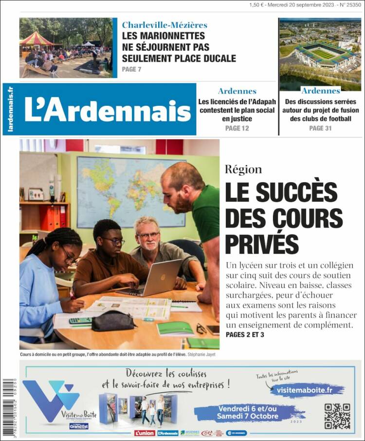 Portada de L'Ardenais (Francia)