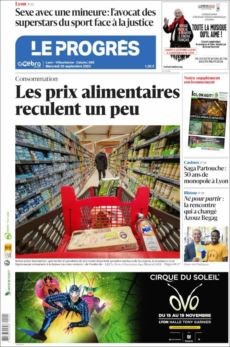Portada de Progres de Fecamp (Francia)