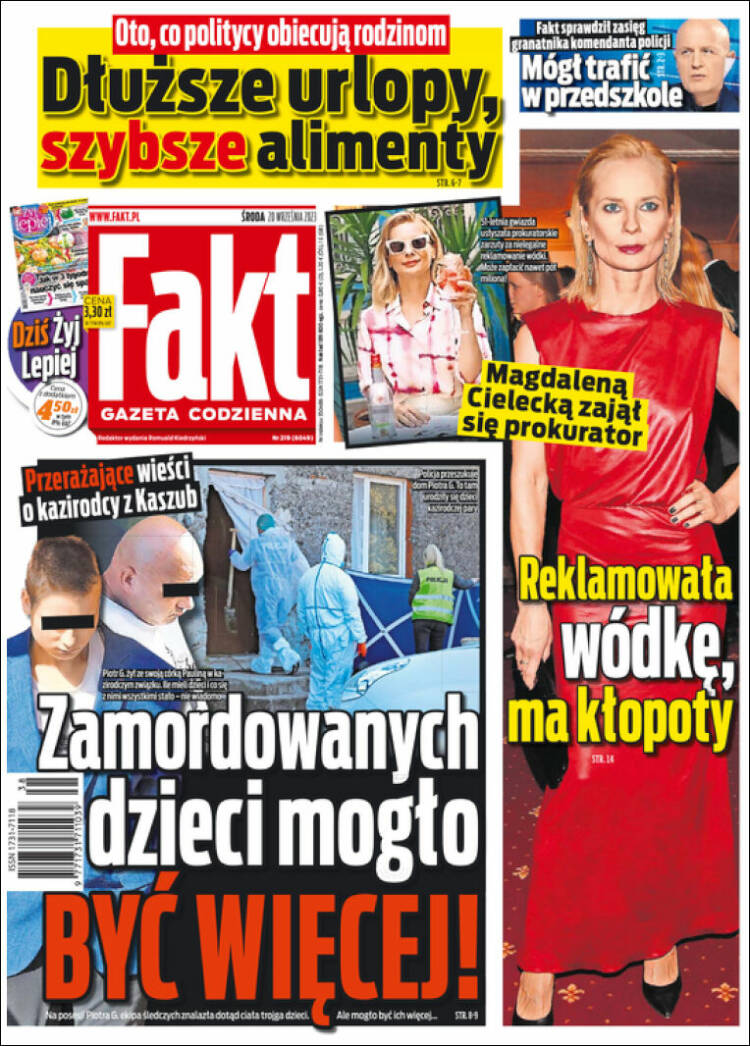 Portada de Fakt (Polonia)