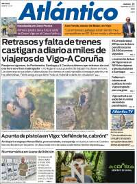 Portada de Atlántico Diario (España)