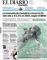 Portada de El Diario Montañés (España)