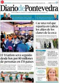 Portada de Diario de Pontevedra (España)