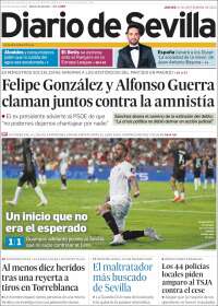 Portada de Diario de Sevilla (España)